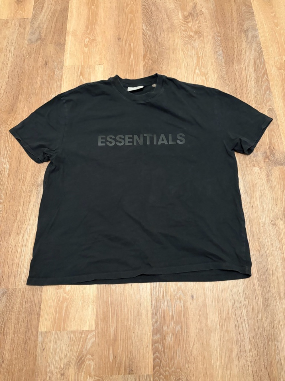 Fear of God Essentials Boxy Tee Black Medium Streetwear Oversized FOG